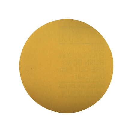 3M Paper Disc, 5" Dia, Non-Vacuum, Silicon Carbide, P400 Grit, Open Coat Type 60650028743